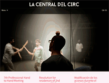 Tablet Screenshot of lacentraldelcirc.cat